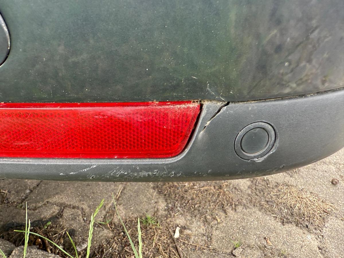 Opel Vectra C original Stoßstange Stoßfänger hinten Z168 Metroblau Caravan Facelift BJ06